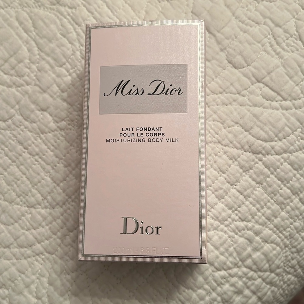 Miss Dior empty Lait Fondant 200 ml box